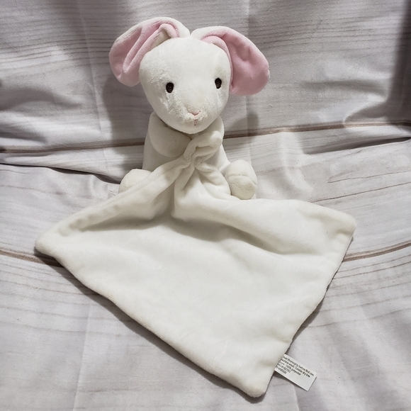 Walgreens White Bunny Rabbit Plush Lovey Mini Security Blanket Year 2019 - Picture 1 of 7